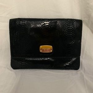 Michael Kors Black Envelope Clutch